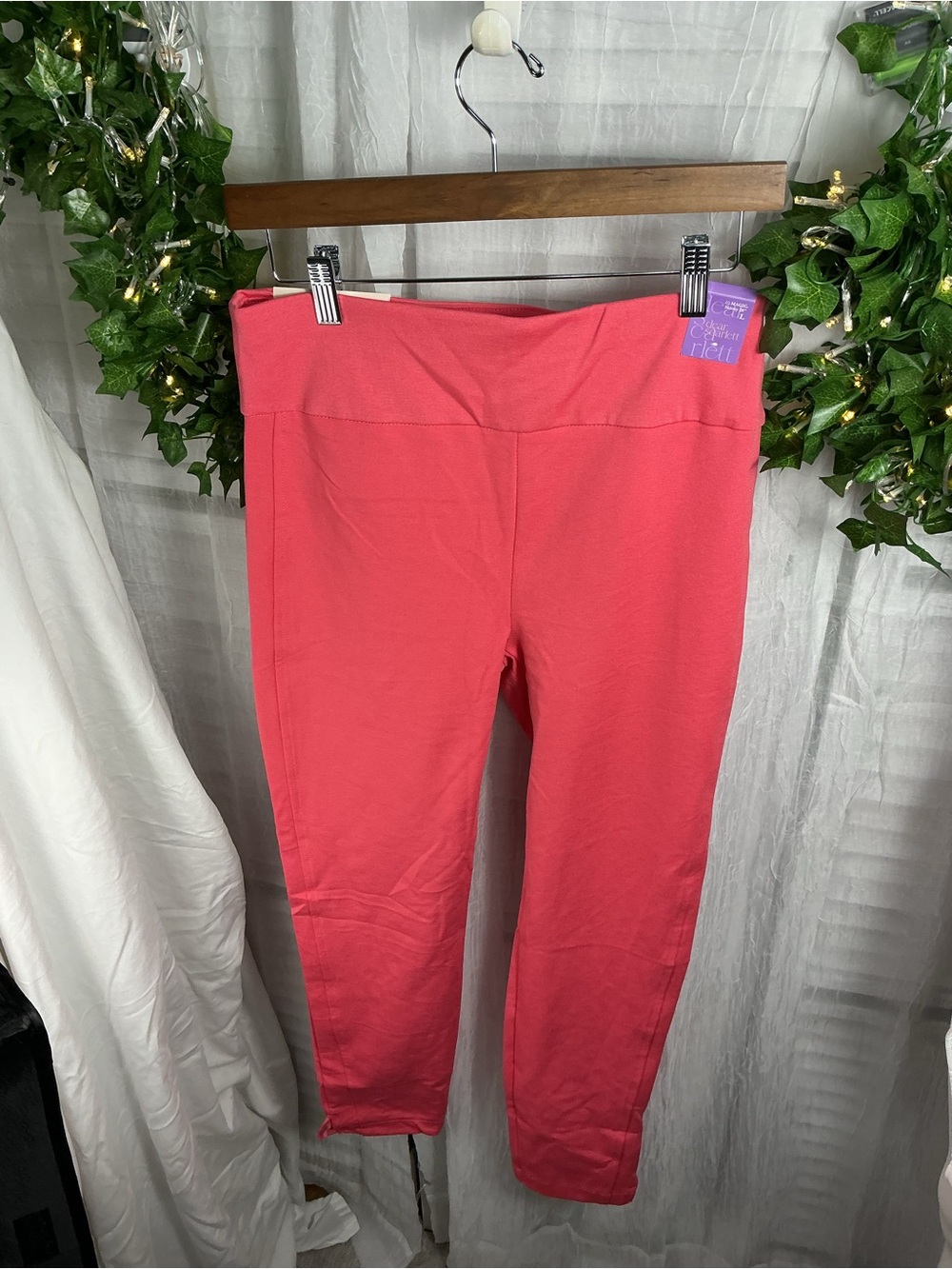 Dear Scarlett High-Waist Skinny Pant Spring Strawberry